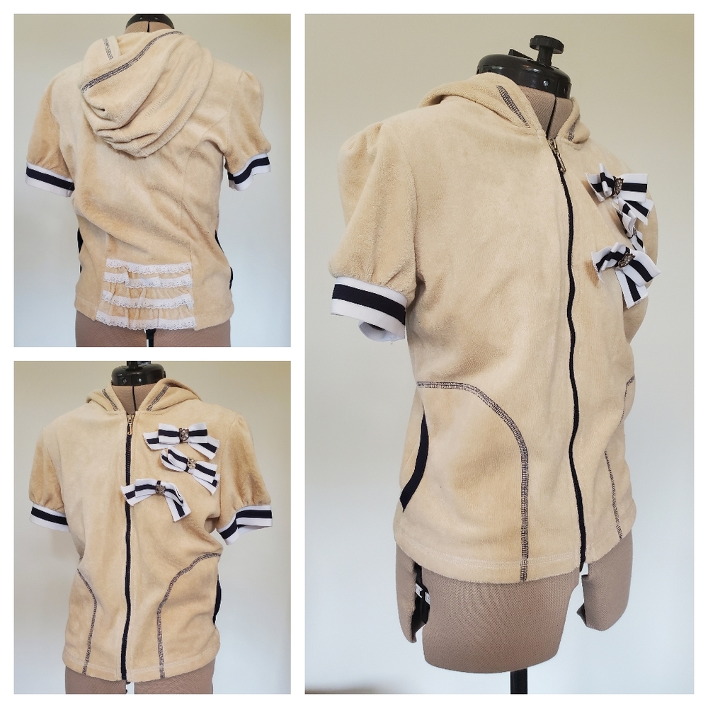 Vintage Juicy Couture Terrycloth Tennis Sweatshirt
